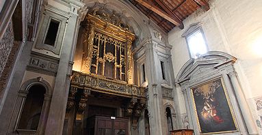 organo nelle chiese di Pistoia sogno-imperatrice