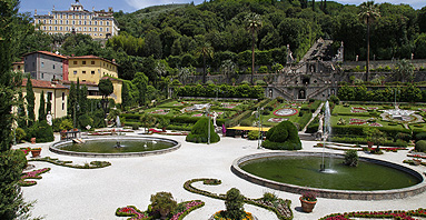 Uno scorcio del giardino villa-giardino-garzoni