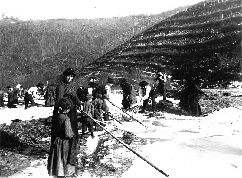 Le ghiacciaie nella valle del Reno