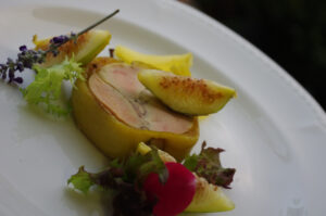 ristorante villa garzoni foie gras mela rid