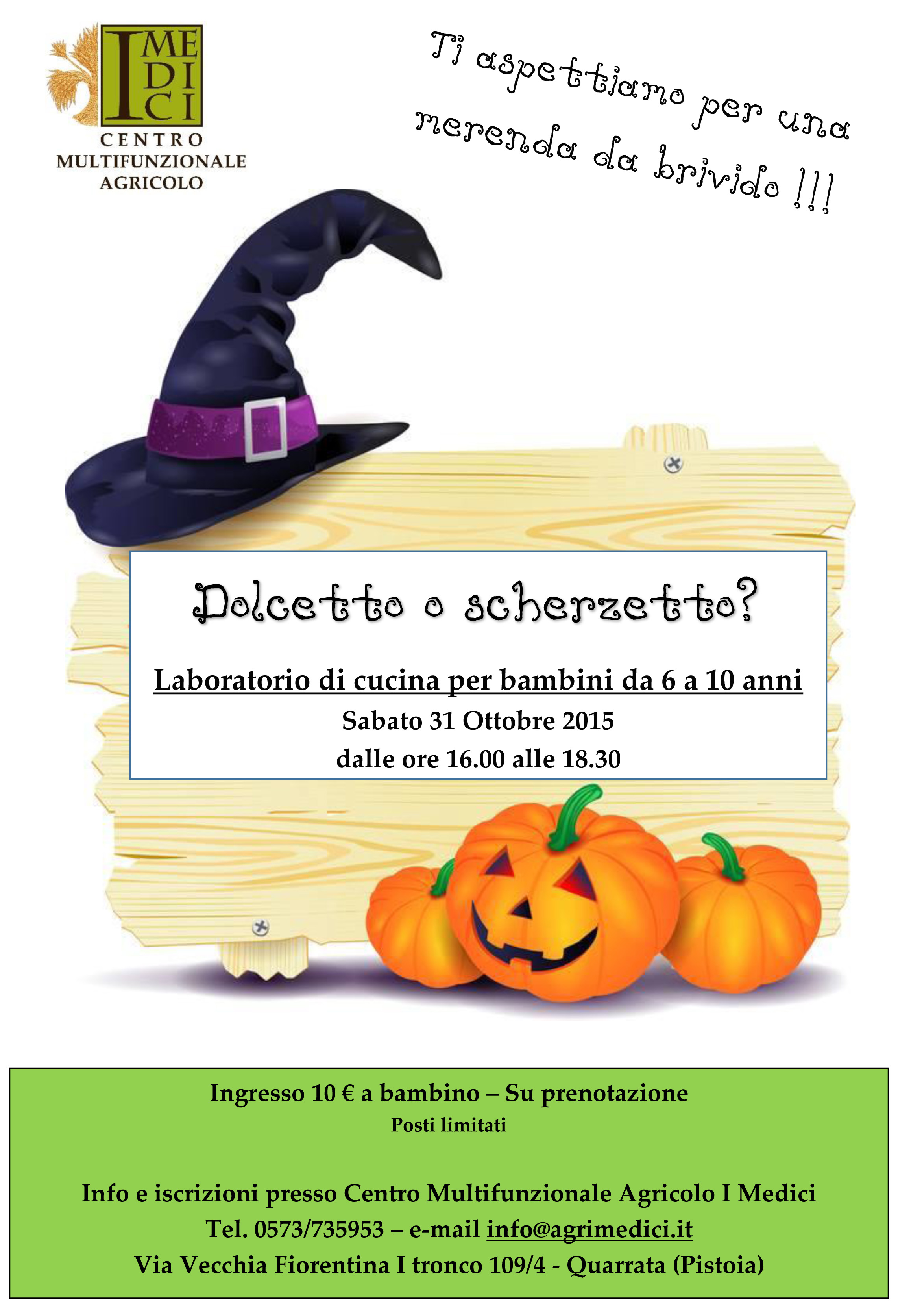 laboratori cucina halloween bambini