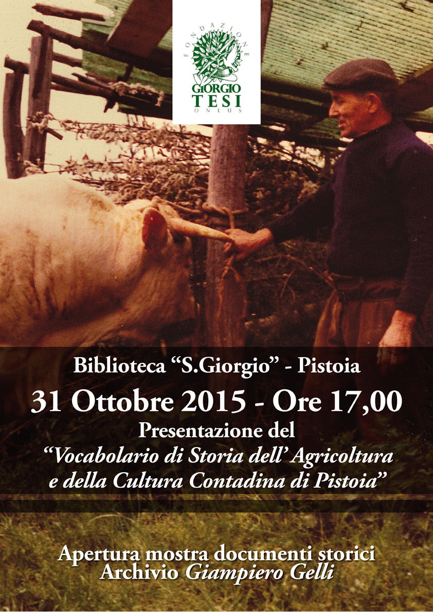 vocabolario gelli agricoltura cultura contadina pistoia