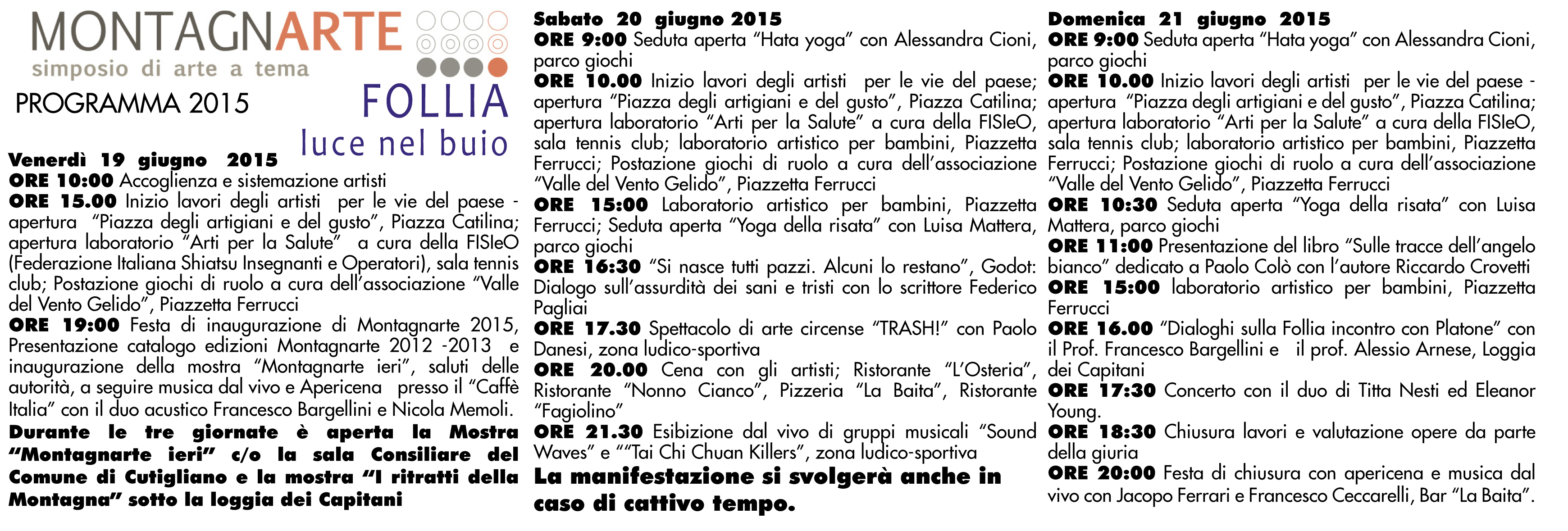 programma montagnarte