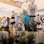 Le creazioni esposte nel fashion garden