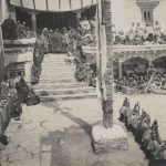 Una fase della gran tamascia di Himix e altare per le offerte 1913