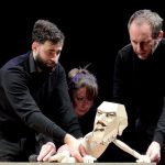 La compagnia inglese Blind Summit in "The table" (foto di Antonella Carrara)