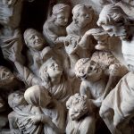 Particolare della lastra della crocifissione