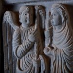 Particolare del pulpito della chiesa di San Michele a Groppoli