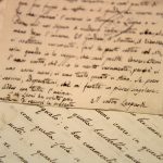 Lettera di Giacomo Leopardi a Niccolò Puccini, sopra a un manoscritto di Puccini