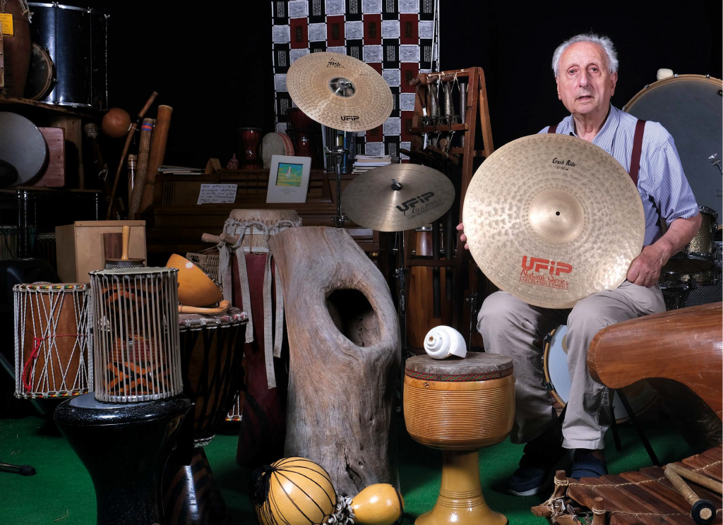 Luigi Tronci nella sede della Fondazione