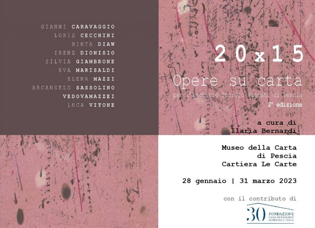 mostra 20x15 opere su carta