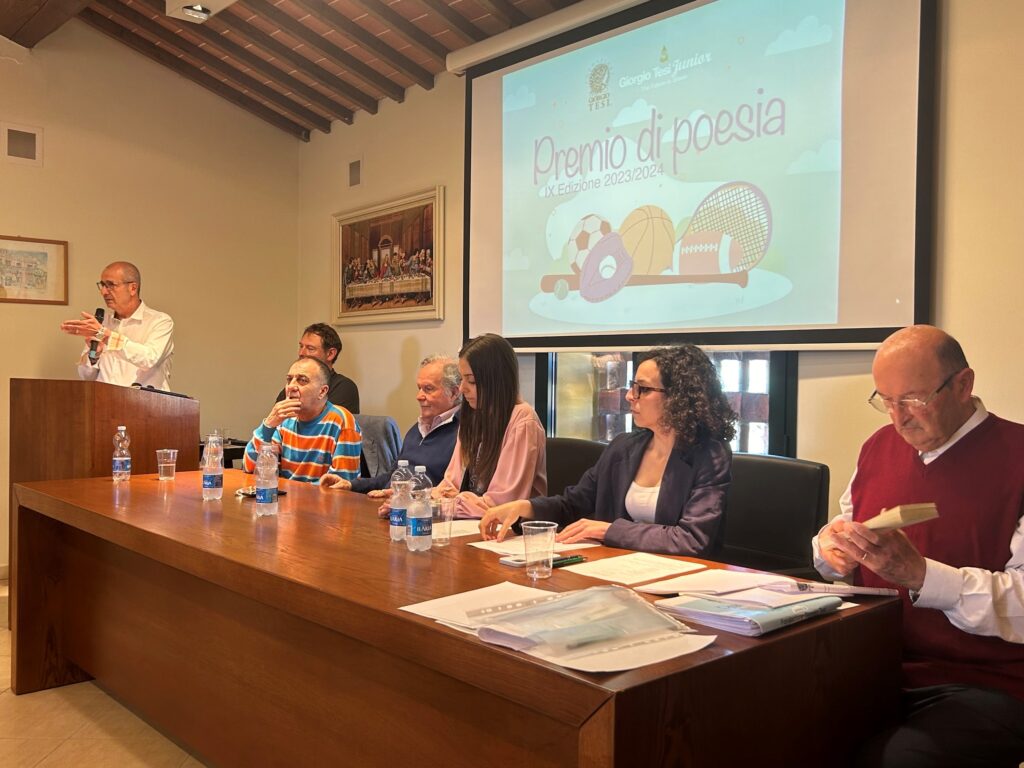 Fabrizio Tesi, Giacomo Galanda e la giuria del Premio di Poesia Giorgio Tesi