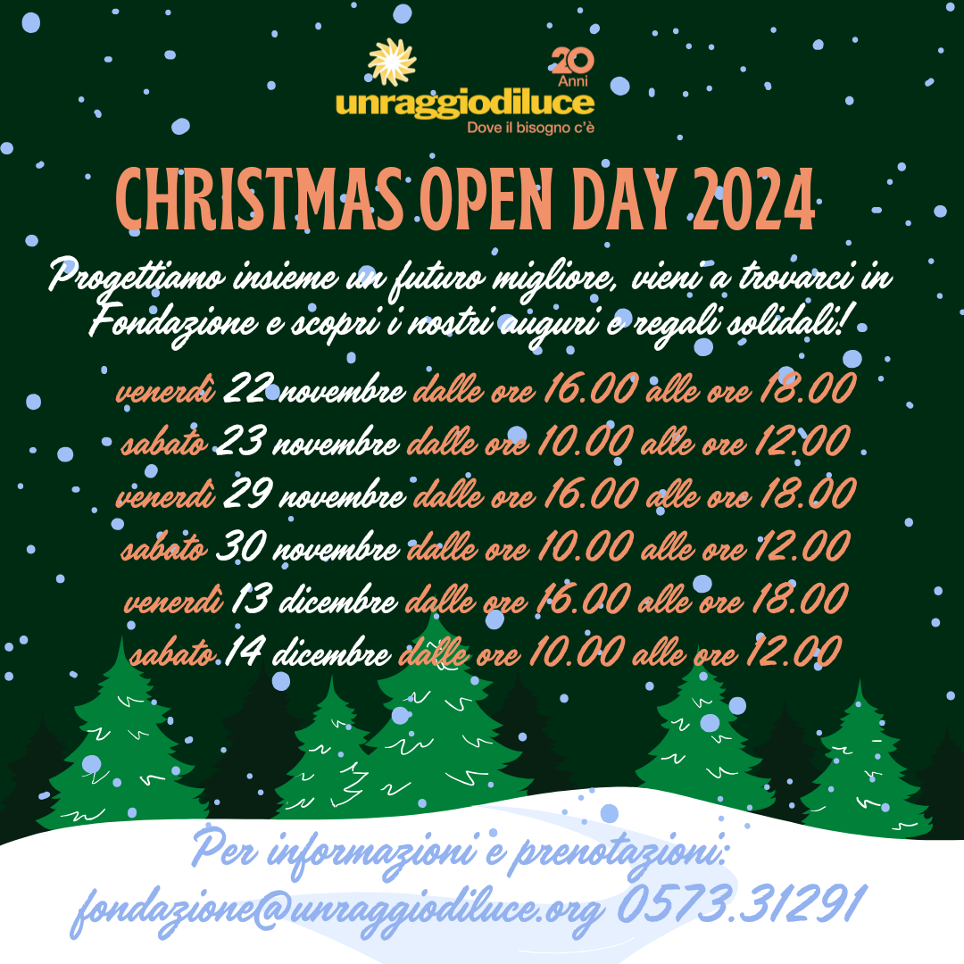 Open Day 2024 alla Fondazione un raggio di luce